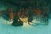 Een halte in de woestijn - Frederic Remington — weergave van het kunstwerk