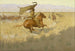 Changement de propriétaire, la ruée des voleurs de chevaux - Frederic Remington — artwork view