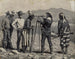 Kijken door de telescoop - Frederic Remington — weergave van het kunstwerk