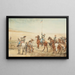 dat het hoofdcommando aangeeft - Frederic Remington — ingelijst kunstwerk aan de muur