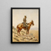Le Belvédère - Frederic Remington — ingelijst kunstwerk aan de muur
