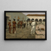L'expédition de Mier, le tirage du haricot noir - Frederic Remington — framed artwork on a wall