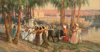Frederick Arthur Bridgman - An Egyptian Procession.webp
