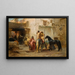 Rue en Algérie - Frederick Arthur Bridgman — ingelijst kunstwerk aan de muur