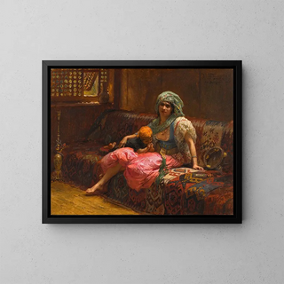 Frederick Arthur Bridgman - Tender Moments.webp