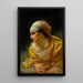 The Gaze - Frederick Arthur Bridgman — framed artwork on a wall