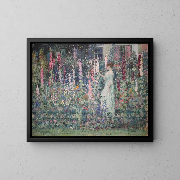 Althéas - Frederick Carl Frieseke — ingelijst kunstwerk aan de muur