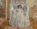 La Robe blanche - Frederick Carl Frieseke — weergave van het kunstwerk
