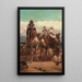 An Arab encampment - Frederick Goodall — framed artwork on a wall
