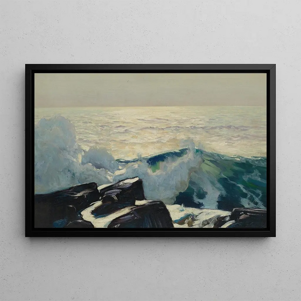 Frederick Judd Waugh - Rocky Coast And Sea.webp