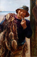 The Fisherman - Frederick Morgan — artwork view