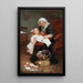 The Penitent Puppy - Frederick Morgan — framed artwork on a wall