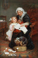 The Penitent Puppy - Frederick Morgan — artwork view
