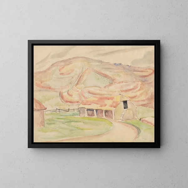 Sketchbook Painting 3 - Frederick Porter — framed artwork on a wall
