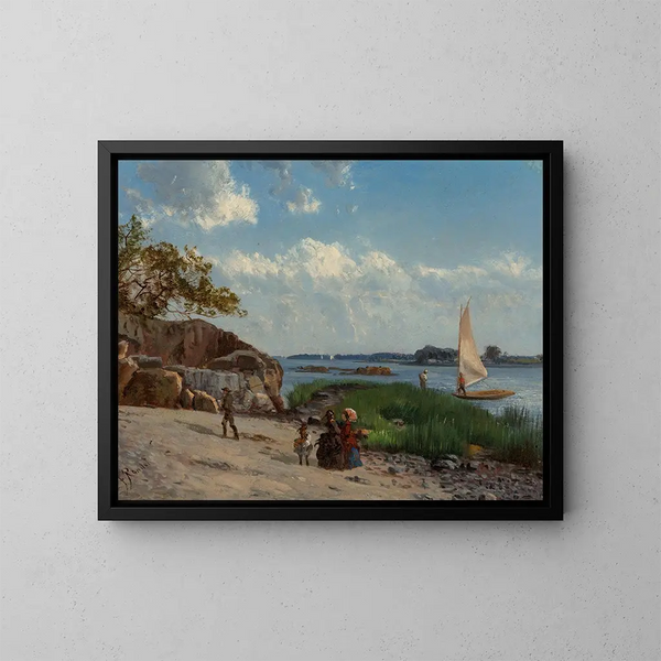 Île de pin, New York - Frederick Rondel — ingelijst kunstwerk aan de muur