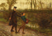 The Travelers - Frederick Walker — artwork view