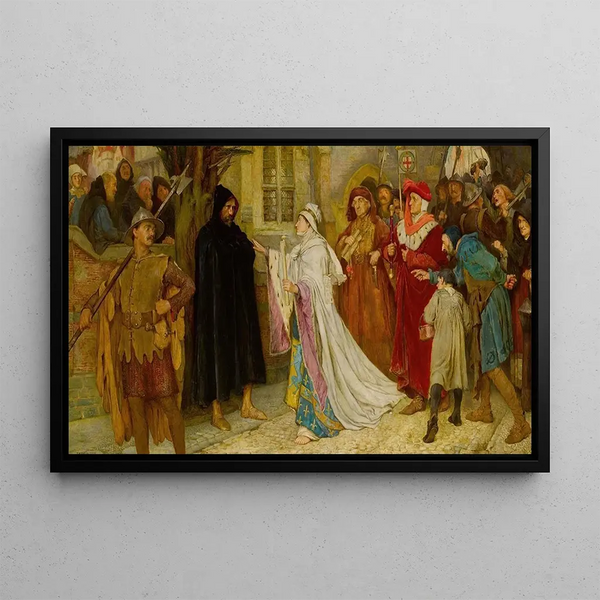 Frederick William Davis - The Penance Of The Duchess Of gloucester.webp