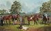 Groep in de omheining van de hippodroom van Dowling Forest Ballarat 1863 - Frederick Woodhouse — weergave van het kunstwerk