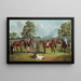Groep in de omheining van de hippodroom van Dowling Forest Ballarat 1863 - Frederick Woodhouse — ingelijst kunstwerk aan de muur