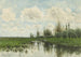 Vijver met bomen en weide - Fredericus Jacobus van Rossum du Chattel — weergave van het kunstwerk