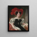 Desideria 1781-1860 Koningin van Zweden en Noorwegen - Fredric Westin — ingelijst kunstwerk aan de muur
