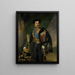 Oscar Ier 1799-1859 koning van Zweden en Noorwegen - Fredric Westin — ingelijst kunstwerk aan de muur