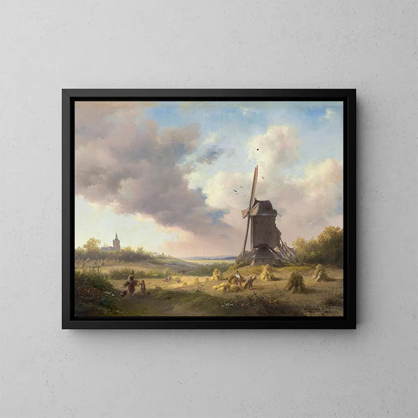 August - Fredrik Marinus Kruseman — framed artwork on a wall