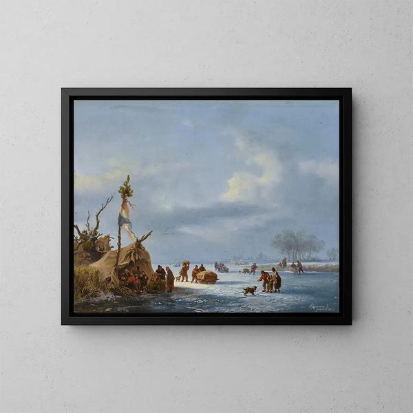 January - Fredrik Marinus Kruseman — framed artwork on a wall