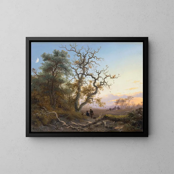 October - Fredrik Marinus Kruseman — framed artwork on a wall