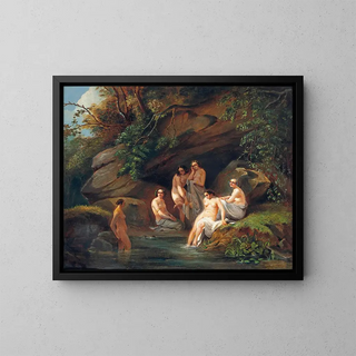 French School - Venus and her nymphs bathing indistinctly.webp