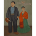 Reproductie van het schilderij Frida en Diego Rivera - Frida Kahlo