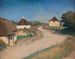 van een huis langs een weg in Mors, Jutland - Fridolin Johansen — weergave van het kunstwerk