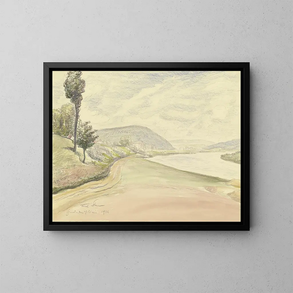Gemünden sur le Main - Fried Stern — framed artwork on a wall