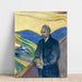 Reproductie van het schilderij Friedrich Nietzsche - Edvard Munch