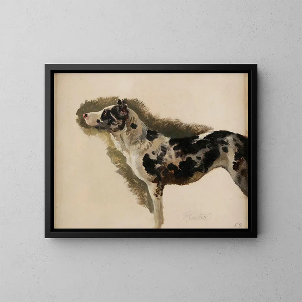 Hector - Friedrich August Matthias Gauermann — framed artwork on a wall
