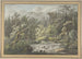 Landschap met waterval - Friedrich Christian Klass — weergave van het kunstwerk