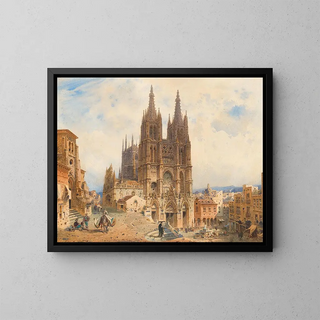 Friedrich Eibner - The cathedral of Burgos.webp