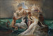 Poseidon en de Nereïden - Friedrich Ernst Wolfrom — weergave van het kunstwerk