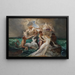 Poseidon en de Nereïden - Friedrich Ernst Wolfrom — ingelijst kunstwerk aan de muur
