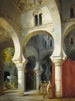 Oude moskee San Cristo de la Luz in Toledo - Friedrich Gärtner — weergave van het kunstwerk