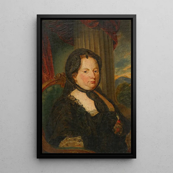 Friedrich Hasslwander - Kaiserin Maria Theresia in Trauertracht.webp