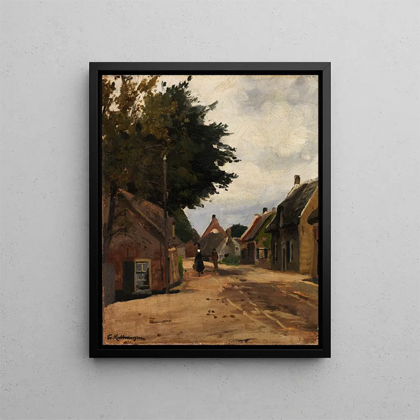 Friedrich Kallmorgen - Sommerliche Dorfstrae.webp
