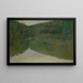 L'Étang tranquille - Friedrich König — ingelijst kunstwerk aan de muur
