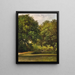 Groep bomen in het park - Friedrich Loos — ingelijst kunstwerk aan de muur