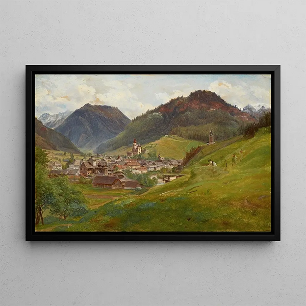 Friedrich Loos - Blick auf Eisenerz.webp