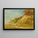 van het Strand van duinen aan de Baltische Zee - Friedrich Loos — ingelijst kunstwerk aan de muur