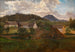 Salzburger landschap met boerderij - Friedrich Loos — weergave van het kunstwerk