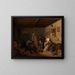 L'atelier de l'artiste à Rome - Friedrich Mosbrugger — ingelijst kunstwerk aan de muur