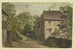 Landhuis met een koets voor - Friedrich Mosbrugger — weergave van het kunstwerk