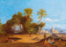 van een palmbomenbos bij Caïro - Friedrich Perlberg — weergave van het kunstwerk